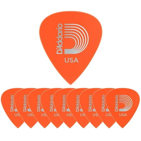 S10 Pick - D'Addario Planet Waves Duralin Precision Light Guitar Picks 10 Pack
