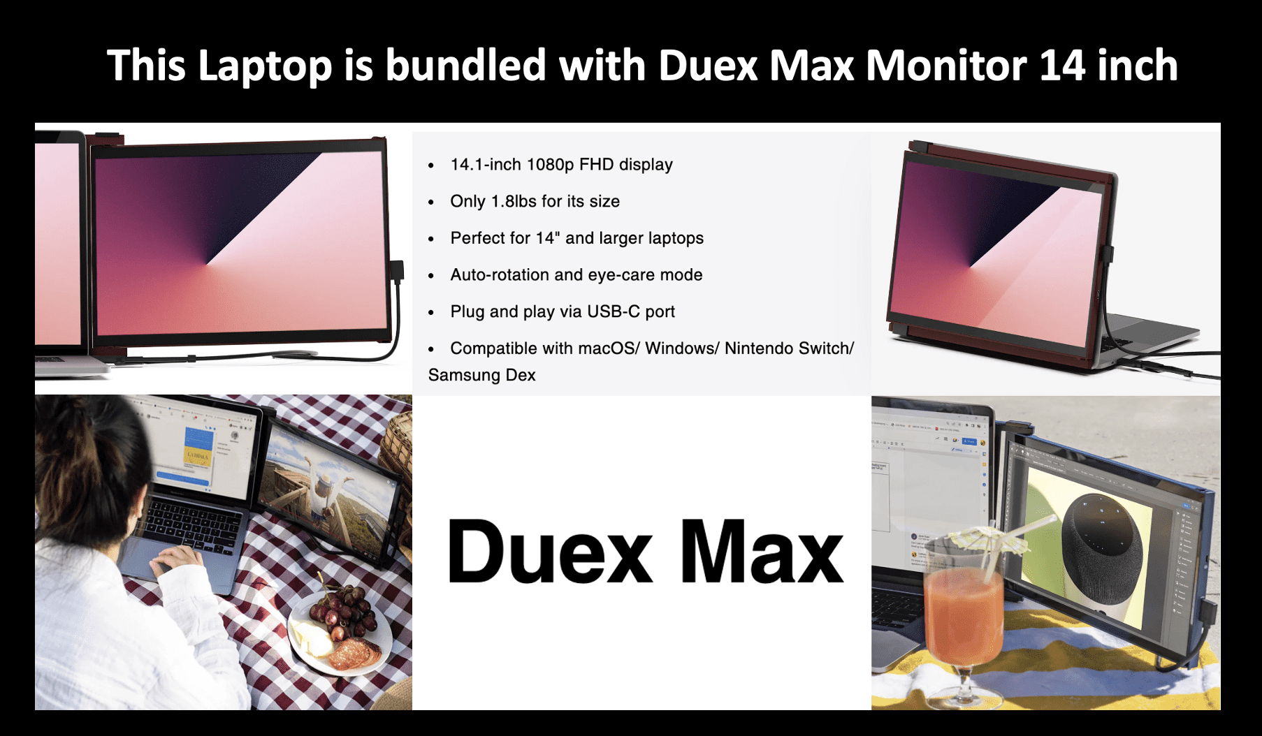 ASUS ROG Zephyrus AI Gaming Laptop 16.0in 240Hz OLED WQXGA Display (Intel Ultra 9-285H, NVIDIA GeForce RTX 5080 16GB, 32GB LPDDR5X, 4TB PCIe SSD, RGB KB, Win 11 Home) w/Duex Max DS Monitor