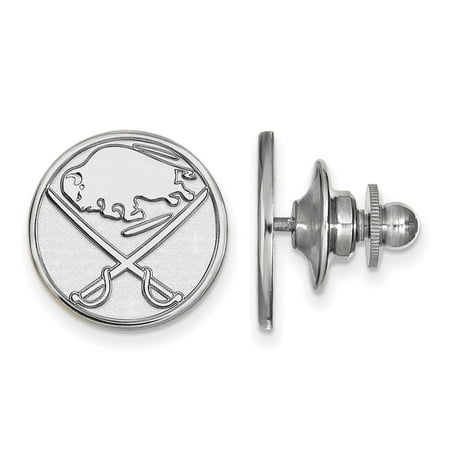 Solid 925 Sterling Silver NHL Buffalo Sabres Lapel Pin