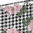 thumbnail image 3 of Pioneer Flower Floral Print Pattern Shower Curtain 72"x84", Bathroom Decorative Shower Curtain Set with 12 Hooks, Waterproof Washable, 3 of 6