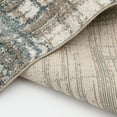 thumbnail image 5 of Mainstays 5'x7' Crosshatch Shag Teal Indoor Area Rug, 5 of 7