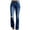 Dark Blue, variant on Aayomet Jeans For Women Trendy Women's Stretch Elastic Waist Pull-On Pant,Black L