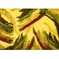thumbnail image 1 of Ahgly Company Indoor Rectangle Abstract Yellow Modern Area Rugs, 4' x 6', 1 of 4