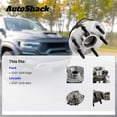 thumbnail image 3 of AutoShack Front Wheel Bearing and Hub Repair - Driver and Passenger Side for Ford & Lincoln, Edge 2007-2010 MKX 2007-2010, FWD AWD V6 3.5L - 5-Lug, Without ABS, 3 of 5