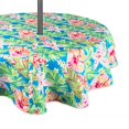thumbnail image 1 of Nappe Ronde Extérieure Florale d'Été de 52 Po avec Fermeture Éclair, 1 of 1