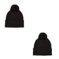 thumbnail image 2 of Jumpingount Gorro para correr Forro de algodón Unisex Gorros multifunción a prueba de viento Gorros casuales Ciclismo Esquí para adultos Deportes al aire Negro 2piezas Jumpingount CBP372098, 2 of 5