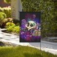 thumbnail image 2 of Sigee Mushrooms and Skull for Live Happy Decorative Small Garden Flag,Double Sided Yard Flags Holiday Garden Flags for All Seasons, 2 of 9