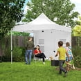 thumbnail image 2 of Outsunny 10' x 10' Heavy Duty Pop Up Canopy Tent, UPF50+, White, 2 of 10