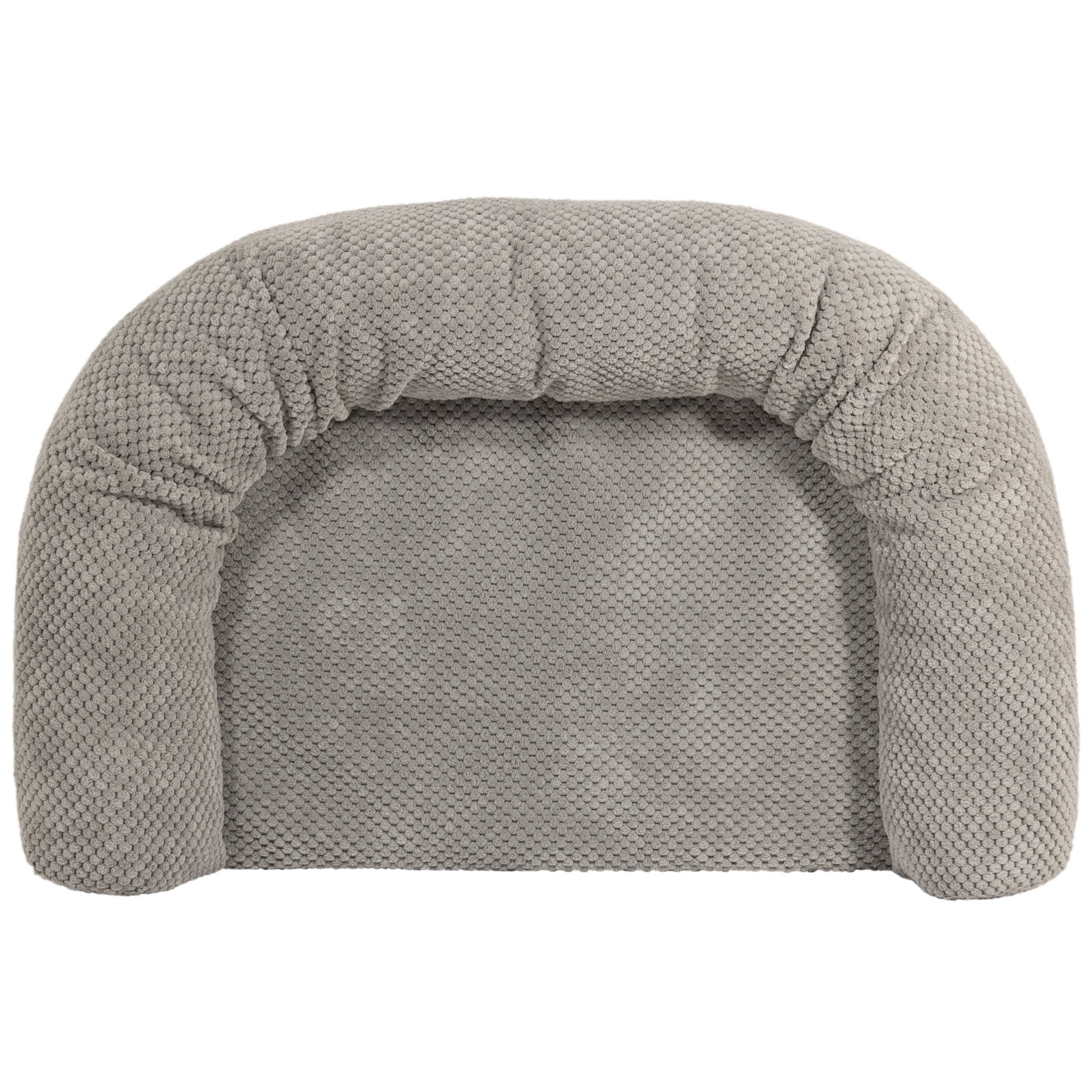 Precious Tails Chenille Round Sofa Fold Out Orthopedic Pet Dog Bed