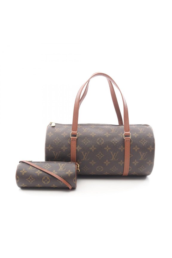 Pre-Owned Louis Vuitton Papillon 30 Old-Style Handbag, Coated Canvas and Leather, Monogram,...