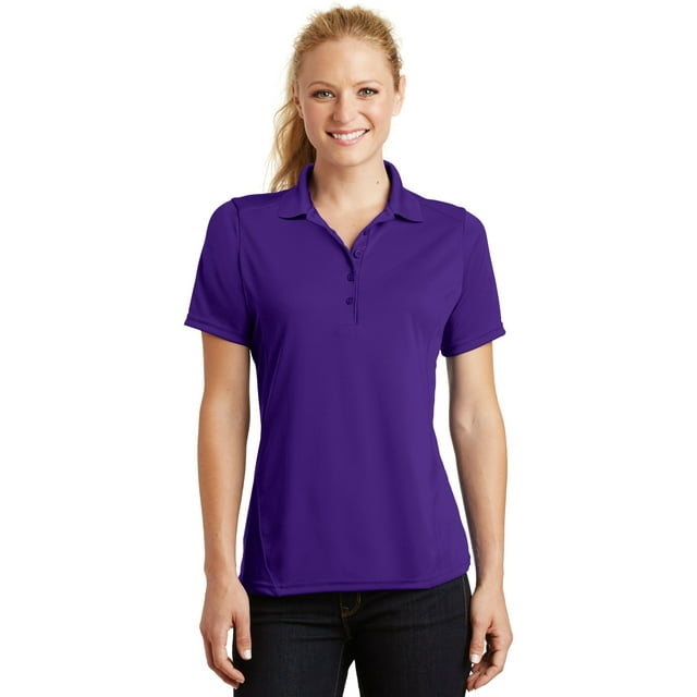 Sport-Tek® Ladies Dry Zone® Raglan Accent Polo. L475 deporte-tek L475