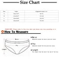 thumbnail image 3 of Odbmxy Seamless Panties for Women High Cut Women's Plus Size Underwear Briefs Thong Solid Color White Breathable Panties, 3 of 4