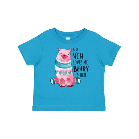 

Inktastic My Mom Loves Me Beary Much with Cute Bear Gift Baby Boy or Baby Girl T-Shirt