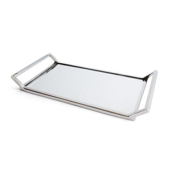 Go Home 20936 2 x 16 x 7.75 D in. Helena Mirrored Tray Polished Nickel