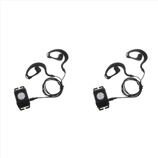 2X Mp3 para Nadar Reproductor de MP3 Resistente Al Agua con Auricular FM Mp3 para Surfear Tipo de Uso Reproductor de MP3 con Clip para Auriculares (8 GB)