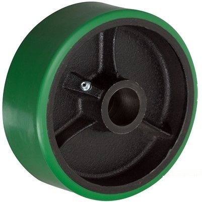2 Caster Wheels Set 4 5 6 8 (Green) Polyurethane on Cast Iron Wheel 2 Caster Wheels Set 4 5 6 8 (Green) Polyurethane on Cast Iron Wheel