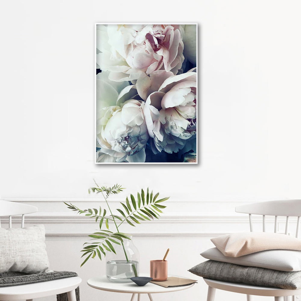 Flower Picture Canvas Painting Poster Living Room Bedroom Wall Art Home Decor 