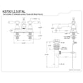 thumbnail image 5 of Kingston Brass KS7005TAL 4 in. Centerset Bathroom Faucet, Oil Rubbed Bronze, 5 of 5
