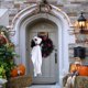 thumbnail image 1 of Decoración colgante de fantasmas de Halloweencorona para interiores y exterioressuministros para fiestas espeluznantes Ndcxsfigh Para estrenar, 1 of 8