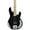 Black, variant on Sterling by Music Man S.U.B. StingRay RAY4 Maple Fingerboard Electric Bass Guitar Mint Green White Pickguard