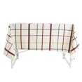 thumbnail image 2 of Cotton Linen Table Cover Cloth - Wipe Clean, Perfect for Party Use - 140 x 140 cm (55.1 x 55.1 in), 2 of 8