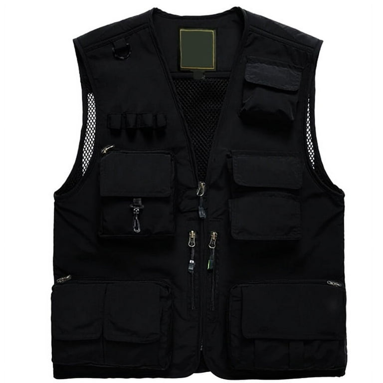 Outdoor Quick-drying Fishing Vest Multi-pocket Breathable Mesh