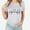 White, variant on Saint Patricks Day Shirt Ladies Saint Patrick's Day Printed T-shirt With Round Neck And Short Sleeved Top St. Patricks Day Shirts for Women
