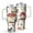 Mushroom and Butterfly, variant on OBREWU Black and White Mushroom Tumbler with Handle and Lid,Black and White Mushroom 40oz Double Wall Vacuum Insulated Tumbler,Cups Gift for Women and Men