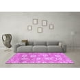thumbnail image 3 of Ahgly Company Indoor Square Abstract Purple Modern Area Rugs, 7' Square, 3 of 4
