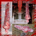 thumbnail image 4 of Conjunto de accesorios de Corpse de Halloween, decoración de cubierta espeluznante de patio al aire libre, bolsa de cuerpo sangriento de terror, decoraciones colgantes de Casa Encantada, 59 pulgadas, 4 of 4
