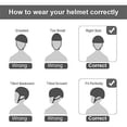thumbnail image 6 of Kids Helmet, Toddler Helmet Adjustable Toddler Bike Helmet Ages 3-8 Years Old Boys Girls Multi-Sports Safety，Black, 6 of 8