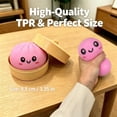 thumbnail image 3 of Juguetes antiestrés Stantam Dumpling Squishies 2 piezas, 3 of 7