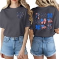 thumbnail image 3 of Basic Tees for Women Short Sleeve Crew Neck Graphic Printed T Shirts 2026 Spring Fashion Casual Tops, 3 of 5