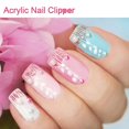 thumbnail image 3 of Coupe-ongles pour Bouts d'Ongles Coupe-ongles pour Bouts d'Ongles Coupe-ongles Réglable Coupe-Ongles pour Outil à Ongles Acrylique, Poignée en Plastique en Acier Inoxydable Robuste Durable, 3 of 5
