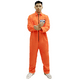 thumbnail image 5 of Disfraz prisionero Naranja con Esposas para Adulto hombre Fx Costumes Talla XXL, 5 of 6