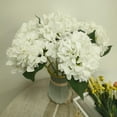 thumbnail image 3 of MINKUROW White Hydrangea Artificial Flowers ,6 Pcs Faux Hydrangea Flowers,Artificial White Hydrangeas Flowers With Stems,Fake Hydrangea White,Silk White Hydrangeas Flowers With Stems for Home Decor, 3 of 5
