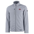 thumbnail image 2 of Men's Cutter & Buck Gray San Francisco 49ers Evoke Eco Softshell Recycled Full-Zip Jacket, 2 of 3