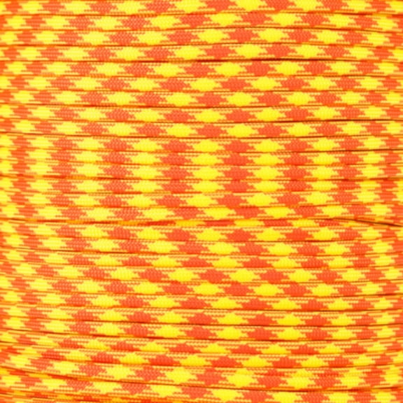 Paracord Planet 10', 25', 50', 100' Hanks & 250', 1000' Spools of Parachute 550 Cord Type III 7 Strand Paracord in Over 45 Warm Color Dominant Color Patterns