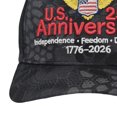 thumbnail image 6 of vigerkar 250 Anniversary USA Hat Unisex Embroidered Baseball Cap Patriotic Trucker Hats for Men Women Adjustable Ball Cap Gift (Dark Gray, One Size）, 6 of 6