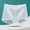 White, variant on Blmnix Women Panties Sexy Underwear High Waisted Breathable Panties Black Lace Panties Boxers for Women,L