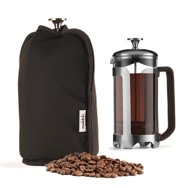 Funda térmica para cafetera de prensa francesa Muldale negra