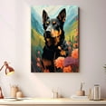 thumbnail image 2 of Beauceron Dog Canvas Wall Art for Living Room, Funny Bathroom Wall Decor, Colorful Animal Painting Gift for Kid Teen Men, 2 of 4