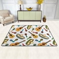 thumbnail image 3 of SKYSONIC Mexican Musicial Instruments Lightweight Carpet Mats Area Soft Rugs Floor Mat Doormat Decoration for Rooms Entrance 36x24 inch, 3 of 6