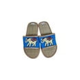thumbnail image 4 of Hand Made – Mat Grass Slippers with Thai Elephant Pattern – Collection Edition 2024 Style (Royal Blue, Large), 4 of 4