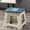 Blue King Size, variant on (1pc) Non-slip Surface Step Stool, Multiple Sizes Available, Load Capacity Up To 310 LBS - Sturdy & Lightweight ABS Plastic Folding Step Stool, Suitable For Kitchen, Bedroom, Bathroom And Living Room
