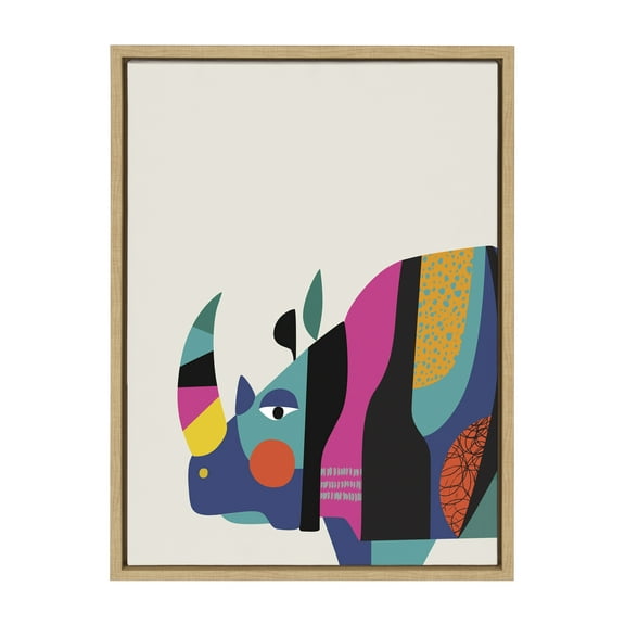 Kate and Laurel Animals & Insects Framed Canvas Art Print, 18" x 24"