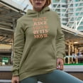 thumbnail image 2 of Don't Judge the Book by Its Movie, Sarcastic Quote, Reading Enthusiast Merch Gift, Sand Hooded Sweatshirt or Hoodie, 3XL, 2 of 5
