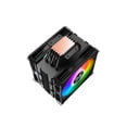 thumbnail image 4 of Redragon CC-2177 CPU Air Cooler Mighty 260w TDP All-Black 5Copper Heat Pipes Dual-Tower CPU Cooler with ARGB dual Fans Support platform LGA 1700/1200/115X/1366AMD AM5/AM4, 4 of 4