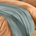 thumbnail image 3 of Chezmoi Collection 100% Cotton 4 Layer Muslin Blanket, Queen Size, Lightweight Breathable Pre-Washed Throw, Soft All Season Blanket for Bed Sofa Couch, Sage Green, 3 of 9