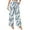 White Blue, variant on Valcatch Women Wide Leg Pants High Waisted Palazzo Pants Beach Work Casual Flowy Tie Knot Trousers with Pockets